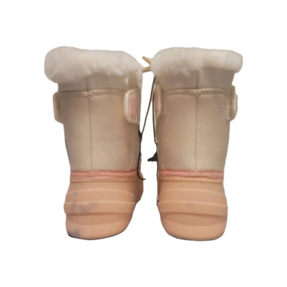 Cat & Jack Light Pink & White Frankie Unicorn Toddlers Winter Boots sz 5 - Picture 13 of 13